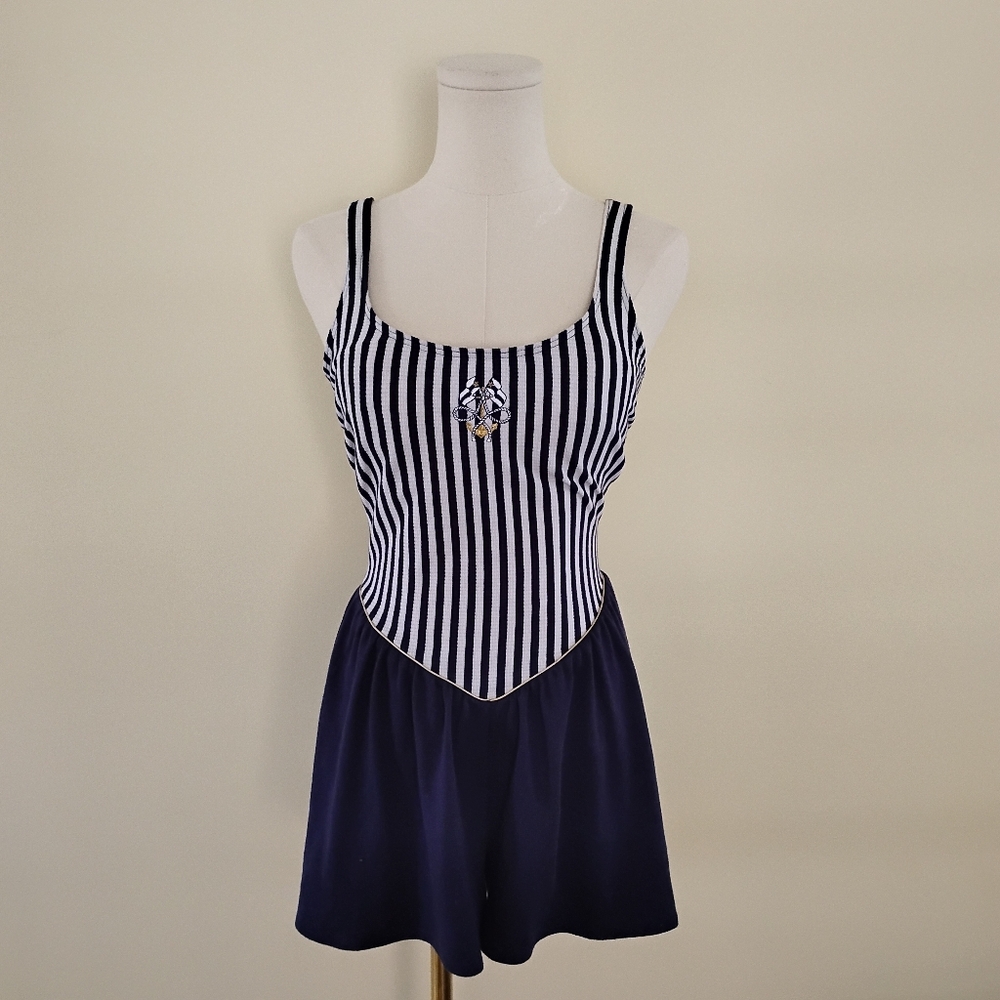 Vintage nautical romper